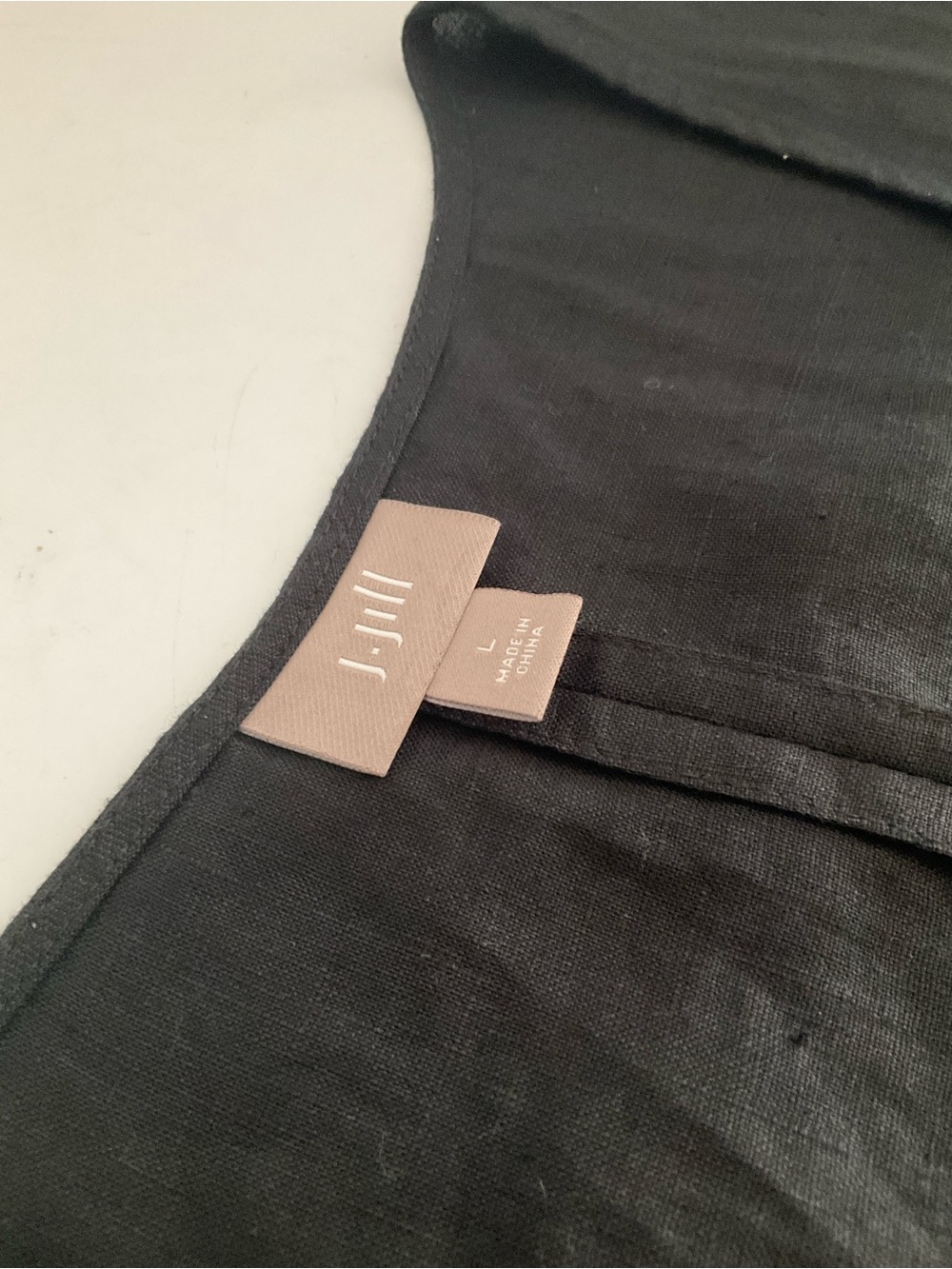 J. Jill Large Black Sleeveless Midi Shift Dress 100% Linen - Picture 8 of 10